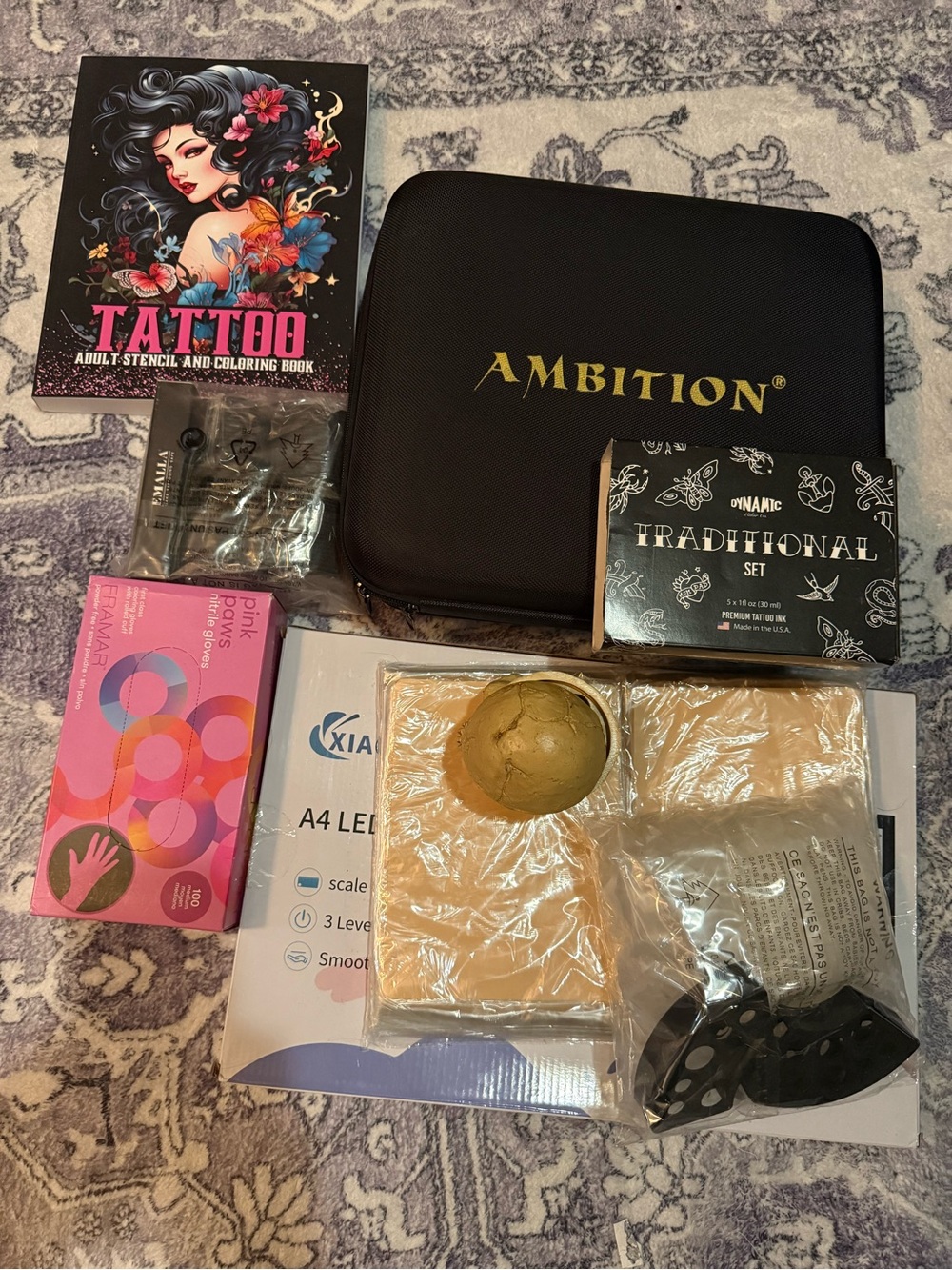Everything needed to start tattooing